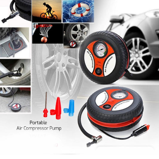 Portable Car Air Pump 260 PSI DC 12V Electric Tyre Inflator Air Compressor for Cars, SUVs, Trucks & Motorcycles