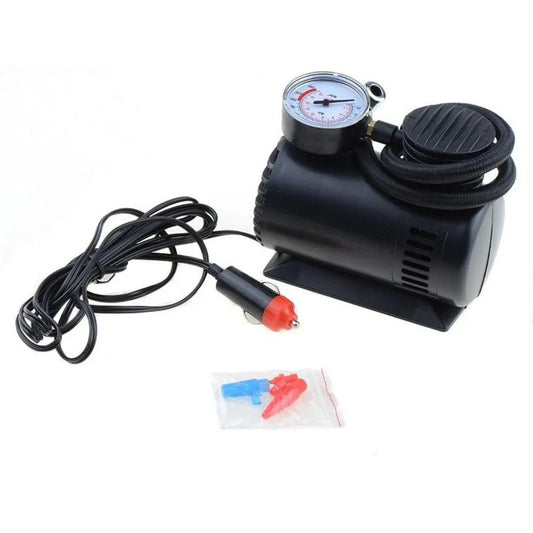 Mini 12V 300 PSI Portable Car Air Pump Electric Tyre Inflator Air Compressor for Cars, SUVs & Motorcycles