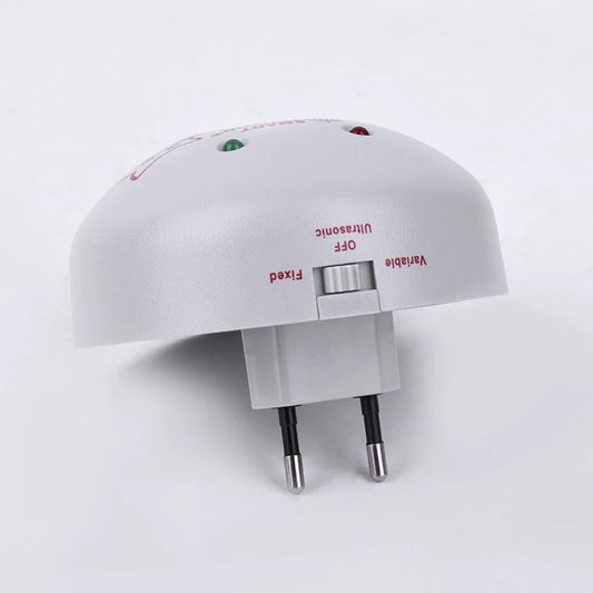 Super Ultrasonic Mouse & Mosquito Repeller Plug-in for Home & Apartment | Safe Electronic Pest Control (Round Shape)