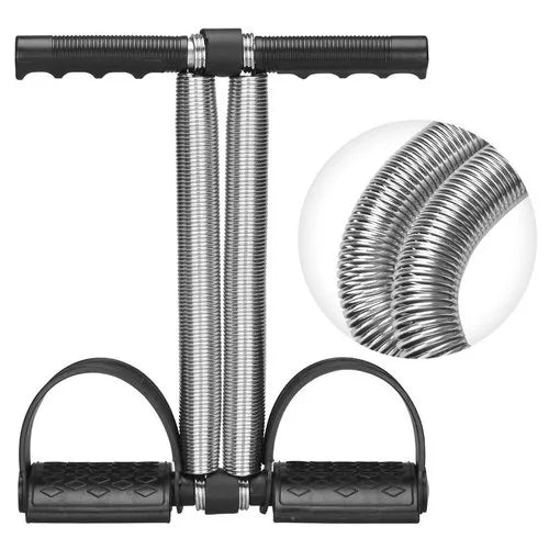 Tummy Trimmer Double Spring Resistance Trainer for Home Gym | Ab Exercise & Full Body Workout Equipment