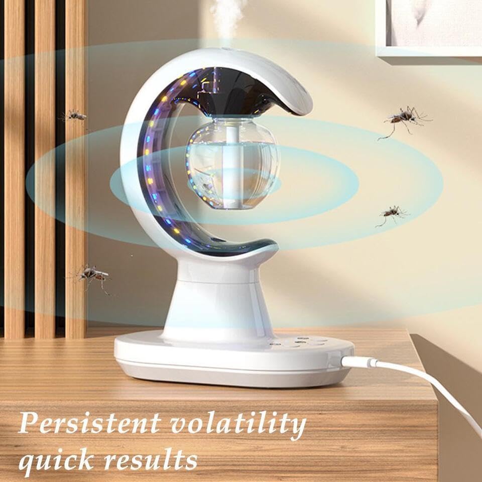 Smart 3-in-1 Mosquito Repellent Air Humidifier & LED Night Lamp – USB Electric Insect Killer for Home, Bedroom & Office