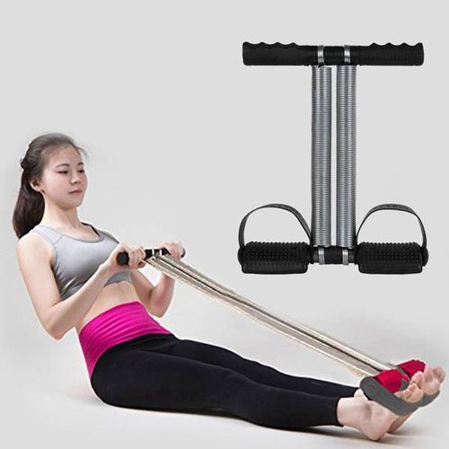 Tummy Trimmer Double Spring Resistance Trainer for Home Gym | Ab Exercise & Full Body Workout Equipment