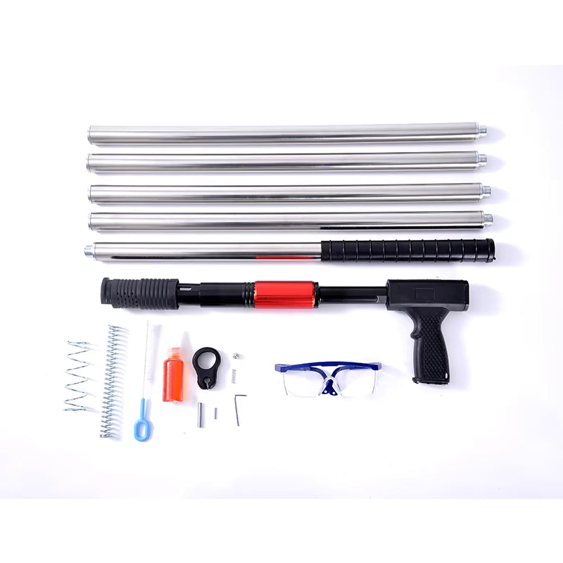 Heavy Duty Manual Steel Nail Gun Set for Concrete Walls | Portable Wall Fastening Tool with Accessories