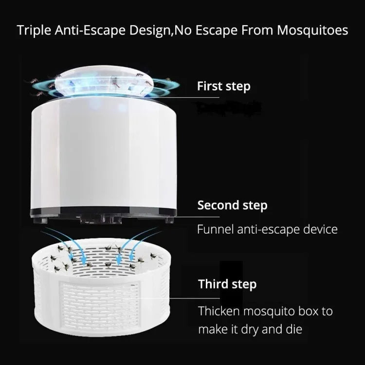 Electric Mosquito Trap Blue Light | Large Mosquito Killer Lamp | UV Mosquito Catcher | Indoor Bug Zapper (Random Color)