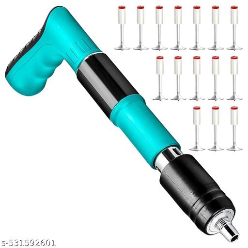 Heavy Duty Manual Steel Nail Gun Set for Concrete Walls | Portable Wall Fastening Tool with Accessories
