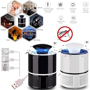 Electric Mosquito Trap Blue Light | Large Mosquito Killer Lamp | UV Mosquito Catcher | Indoor Bug Zapper (Random Color)