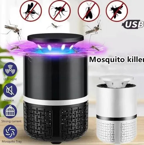 Electric Mosquito Trap Blue Light | Large Mosquito Killer Lamp | UV Mosquito Catcher | Indoor Bug Zapper (Random Color)