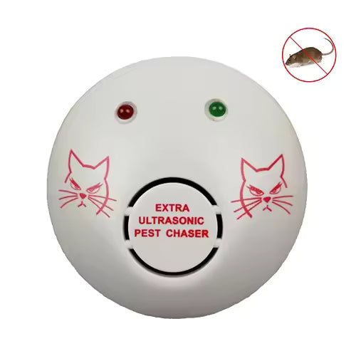 Super Ultrasonic Mouse & Mosquito Repeller Plug-in for Home & Apartment | Safe Electronic Pest Control (Round Shape)