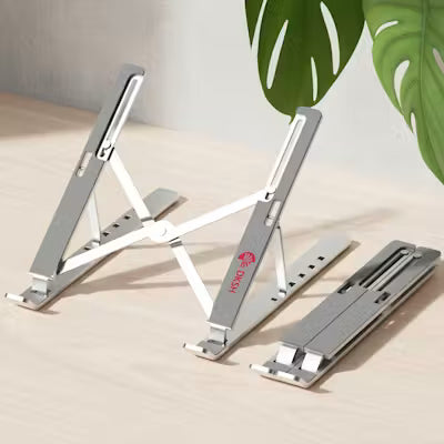 Aluminium Foldable Laptop Stand Adjustable Ergonomic Notebook Holder for 10-17 Inch Laptops