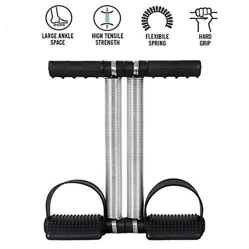Tummy Trimmer Double Spring Resistance Trainer for Home Gym | Ab Exercise & Full Body Workout Equipment